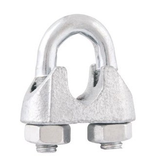 Grampo Para Cabo De Aço 1/4"