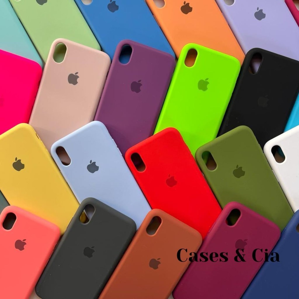 Capa Capinha Para iPhone XR Silicone Aveludada Protetora em Oferta na Shopee
