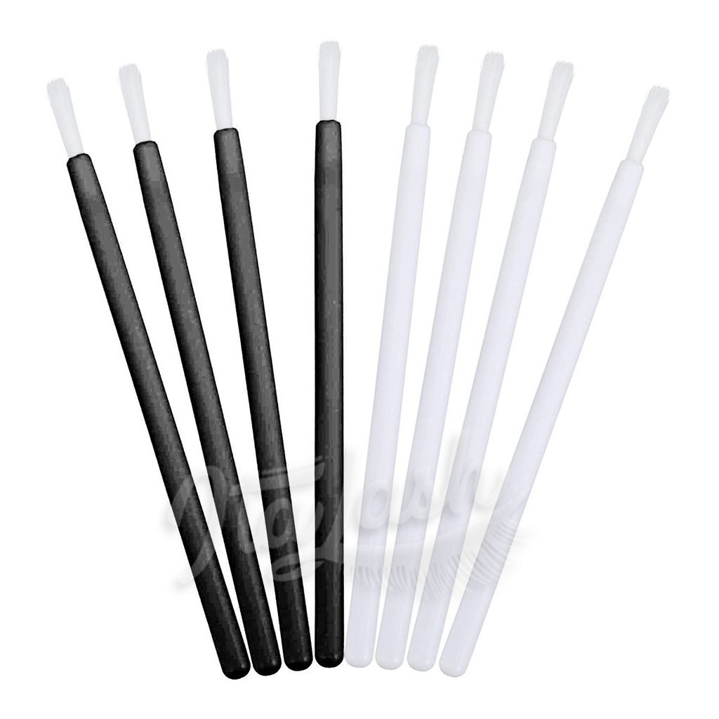 Mini Pincel descartável aplicador Batom com cerdas em náilon 50un em Oferta na Shopee