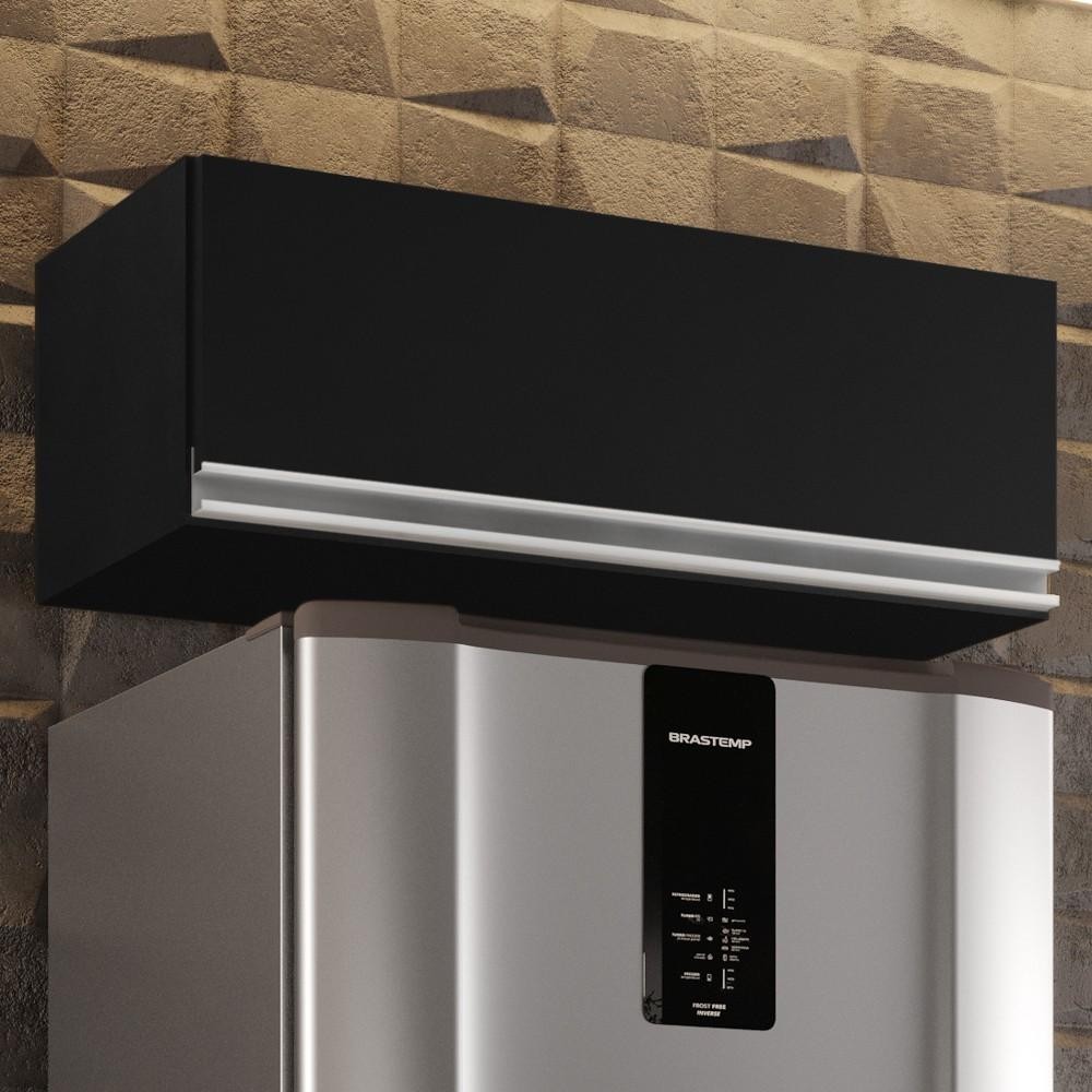 Armário Aéreo Geladeira Preto: Onde Comprar | BuscaProdutos