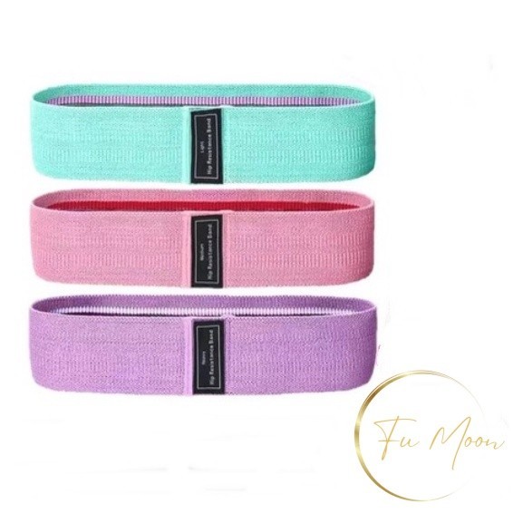 Kit 3 Faixas Elásticas De Exercício Hip Resistance Bands promoção em Oferta na Shopee
