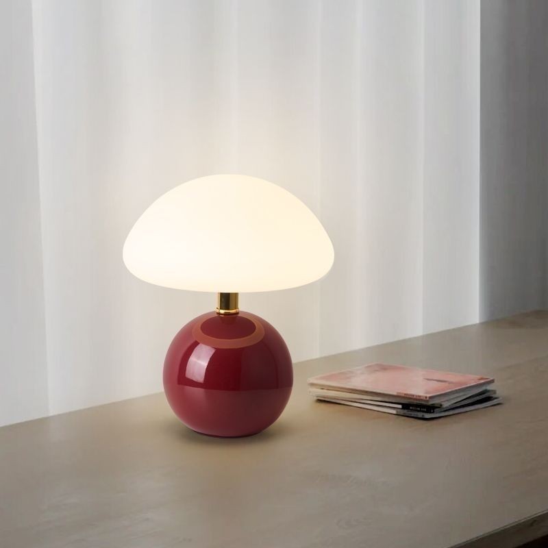 Nordic LumináRia De Mesa Moderno Lâmpada Cogumelo Quarto LumináRia De Leitura Estudo Abajur De Cabeceira