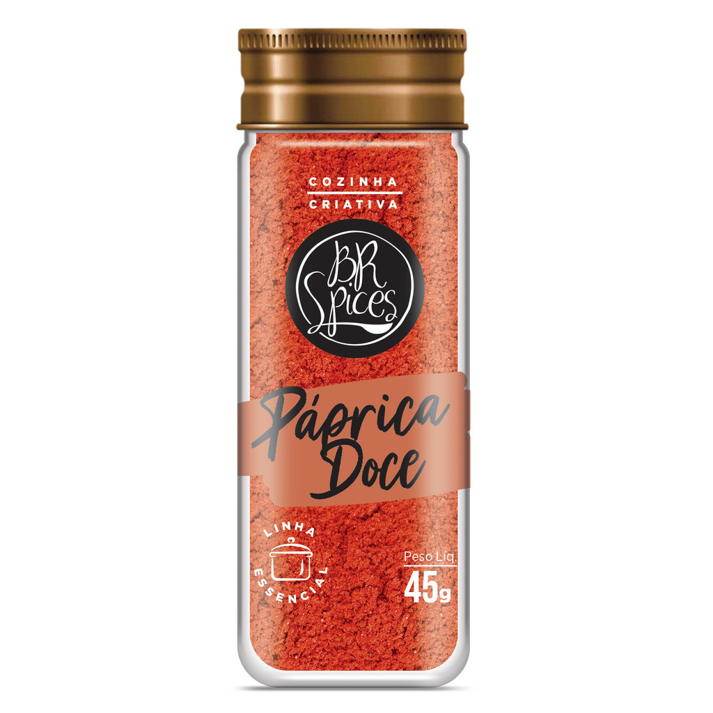 Páprica Doce BR Spices Vidro 45G