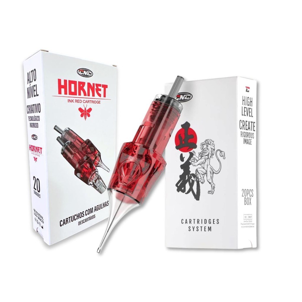 Cartucho Tatuagem CNC Hornet - RL, RM ou RS
