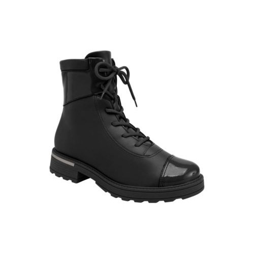 Bota Gisa Cano Curto Anabela Médio Preta Piccadilly Detalhes Brilhantes e Solado Tratorado Estilo Moderno e Conforto