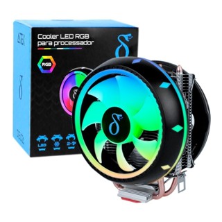 Cooler Fan Led RGB Resfriamento para Processador Ventoinha CPU em Oferta na Shopee
