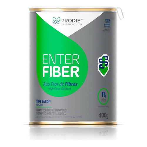 Enterfiber 400g Fibras Sem Sabor Prodiet