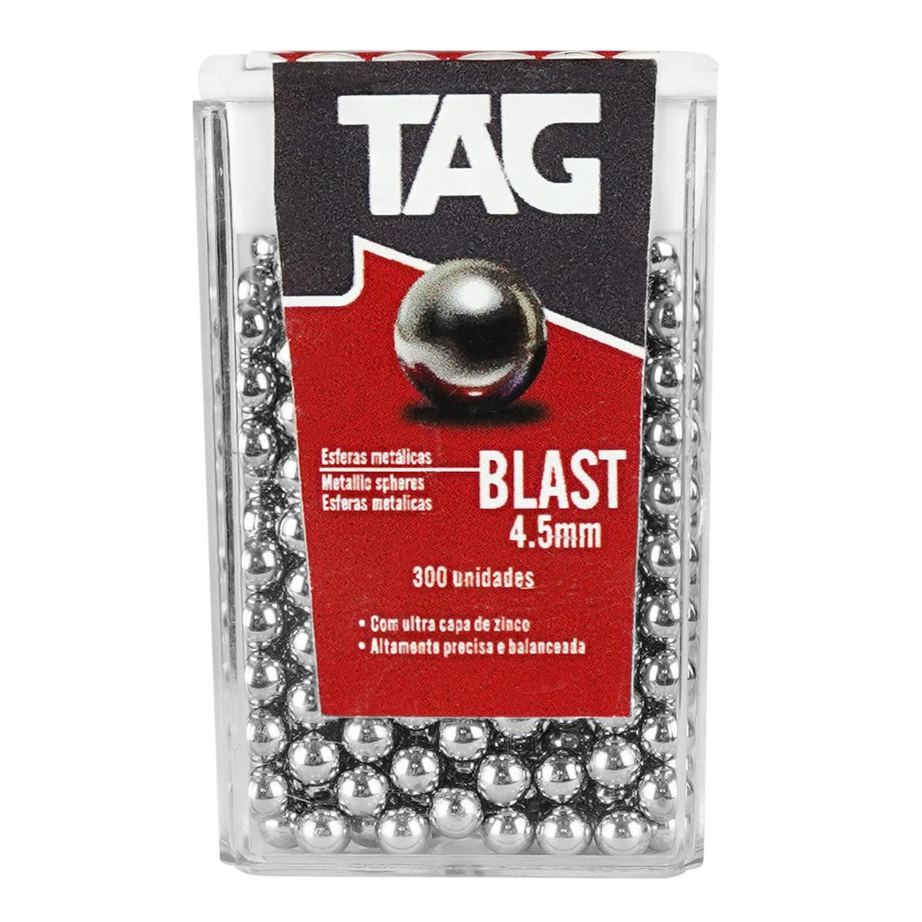 ESFERA D AÇO TAG 4.5MM 300UN - 463403 em Oferta na Shopee