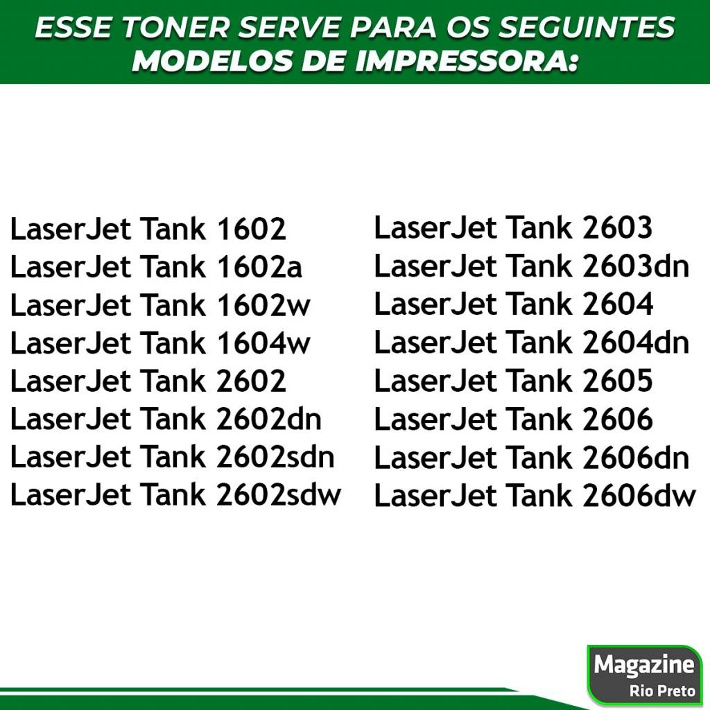Toner Compatível W1540A 154A Preto - 2.500 Páginas Novo e Lacrado LaserJet Tank 1600/2600 — imagem 2 de 2
