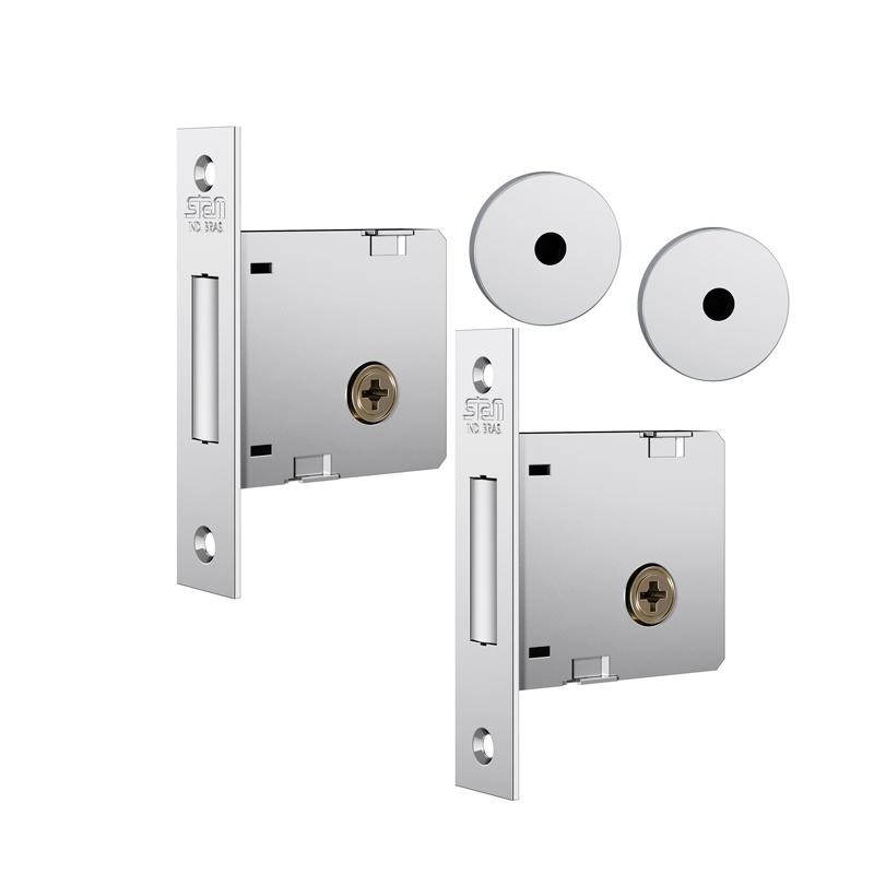 Fechadura Auxiliar Tetra Inox 1004 Par em Oferta na Shopee