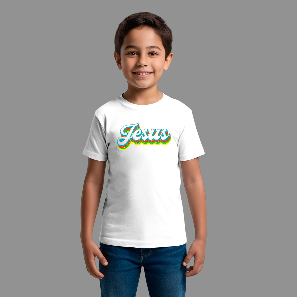 Camiseta Infantil Masculina Streetwear Casual Confortável Manga Curta Freedon