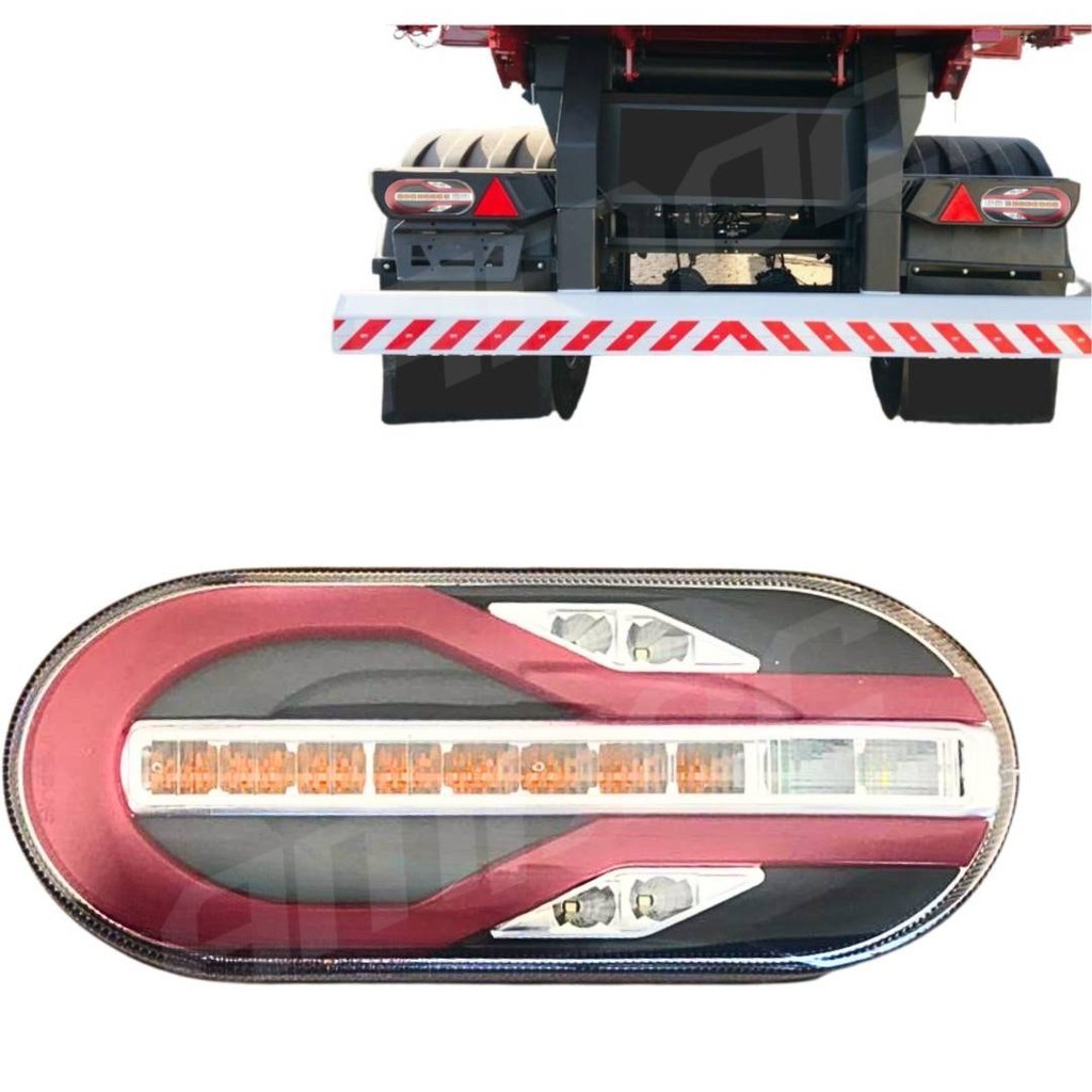 Lanterna Traseira LED 24V Carreta Randon Módulo R Sinalsul - Spare Parts and Accessories for Vehicles
