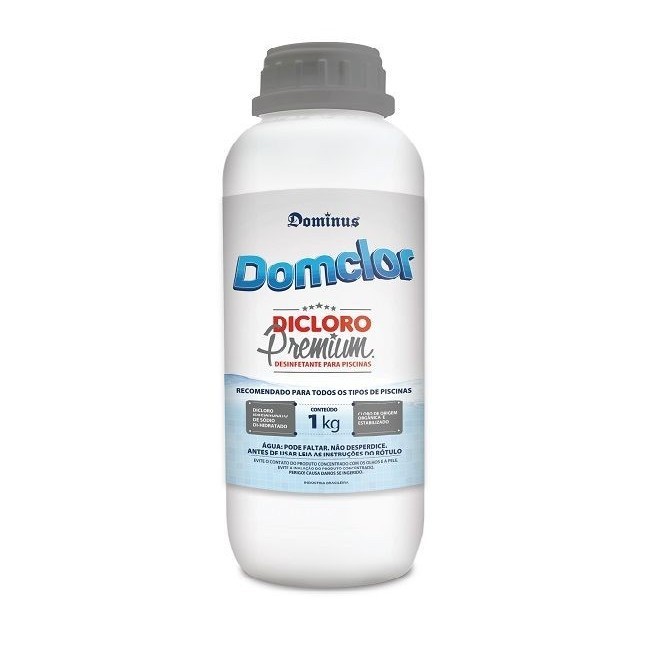 Cloro para Piscina Domclor Dicloro Premium 1 Kg