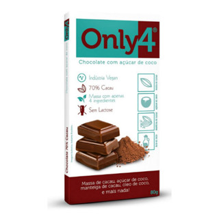 ONLYFOUR 70% CACAU NIBS 80G GENEVY