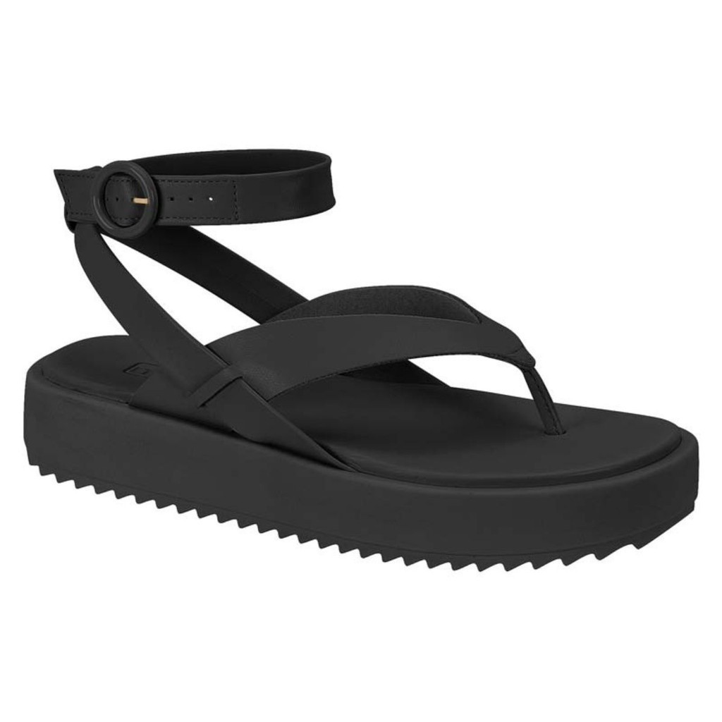 Sandalia Moleca Amarração Flat Feminina Chinelo Plataforma Confortável Original Lançamento