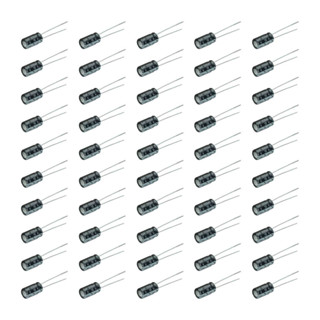 50x Capacitor Eletrolítico 220uf x 16v 105º Kit c/ 50 Peças