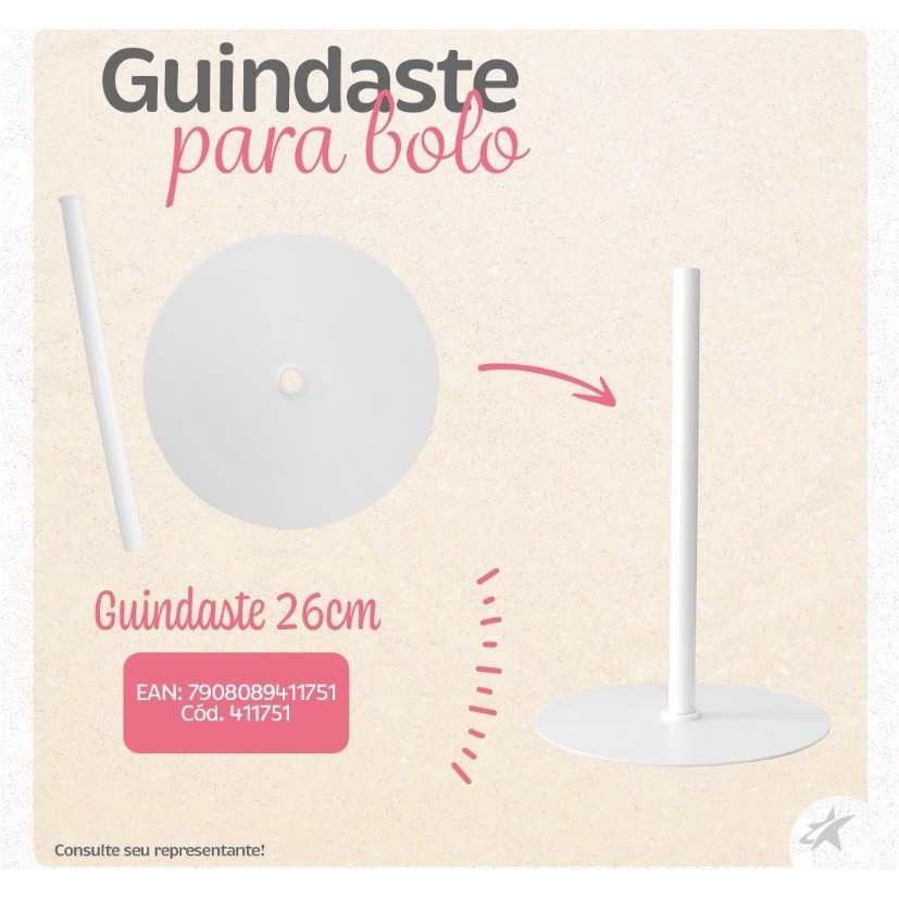 Guindaste Para Bolo 26Cm - (Blue Star) em Oferta na Shopee