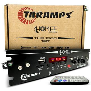 Amplificador Receiver Bluetooth THS 1000 Taramps Som Ambiente Residencial em Oferta na Shopee