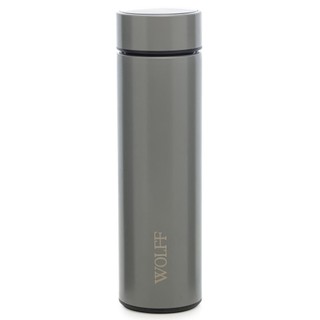 Garrafa Térmica Wolff de Aço Inox Cinza 500ml em Oferta na Shopee