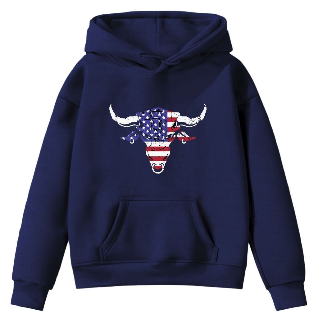 Moletom Infantil Touro USA Agro Country Farm Shopping Lazer Campo Bolso Canguru Capuz - Envio em 24H em Oferta na Shopee