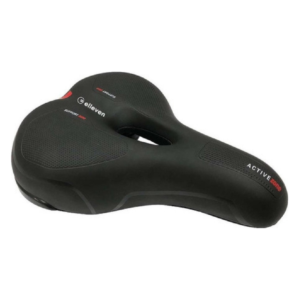 Banco Selim Bike 2 Molas Largo Vazado Elastômero Confortável em Oferta na Shopee