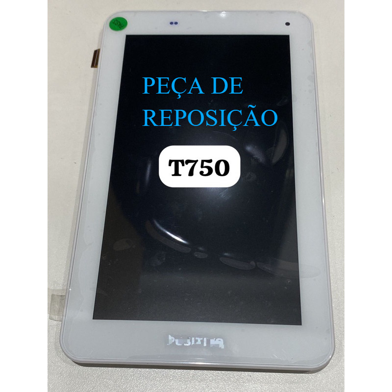 DISPLAY LCD TABLET POSITIVO T750 7" BRANCO COMPLETO