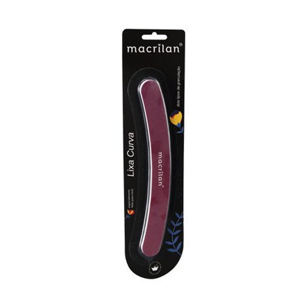 Lixa Curva Para Unhas Macrilan Dois Lados Lx-11