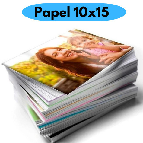 100 Folhas Papel 10x15 Fotográfico Brilhante 265g Premium em Oferta na Shopee