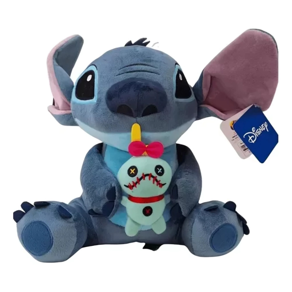 Pelúcia Disney Macia Stitch e Scrump 33cm F01368 - Fun em Oferta na Shopee