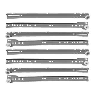 Kit 4 Corrediça Trilho Cinza Gaveta 400mm 40cm Extra 2 Par em Oferta na Shopee