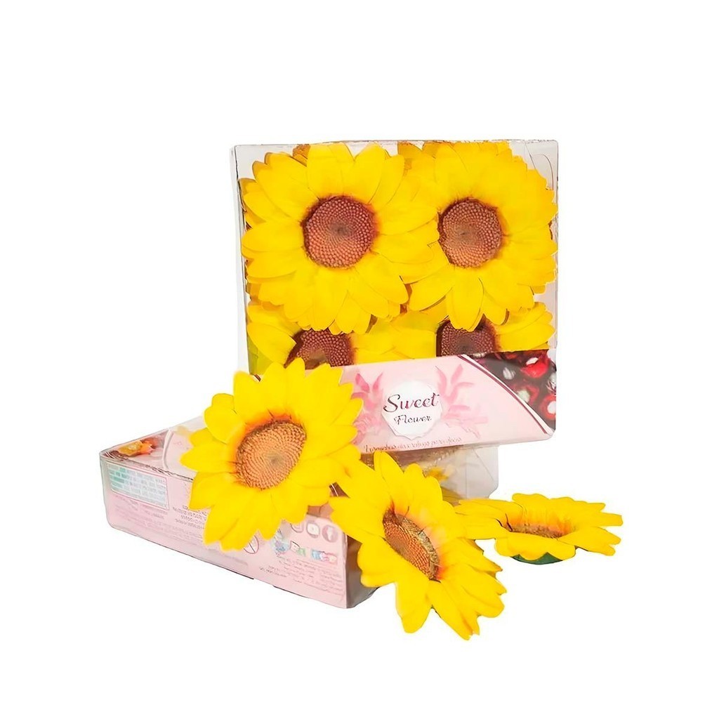 Forminha Docinho Flor Amarela Girassol de Luxo pra Brigadeiro Bombons E Doces Finos em Oferta na Shopee