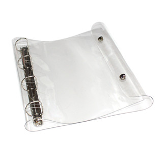 Capa Caderno Argolado Fichário A4 (210x297mm) Cristal em Oferta na Shopee