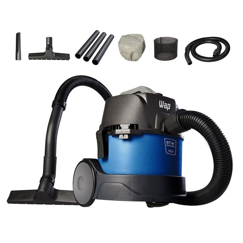 Aspirador de Pó e Água WAP GTW Bagless | 6 Litros, 1400W, Soprador Portátil, com Fio, Preto - Home Appliances