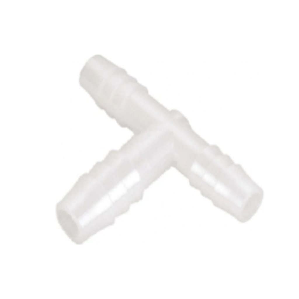 Divisor de ar T entrada 2 saídas encaixa mangueira 4mm p/ compressor bomba de ar aerador aquário