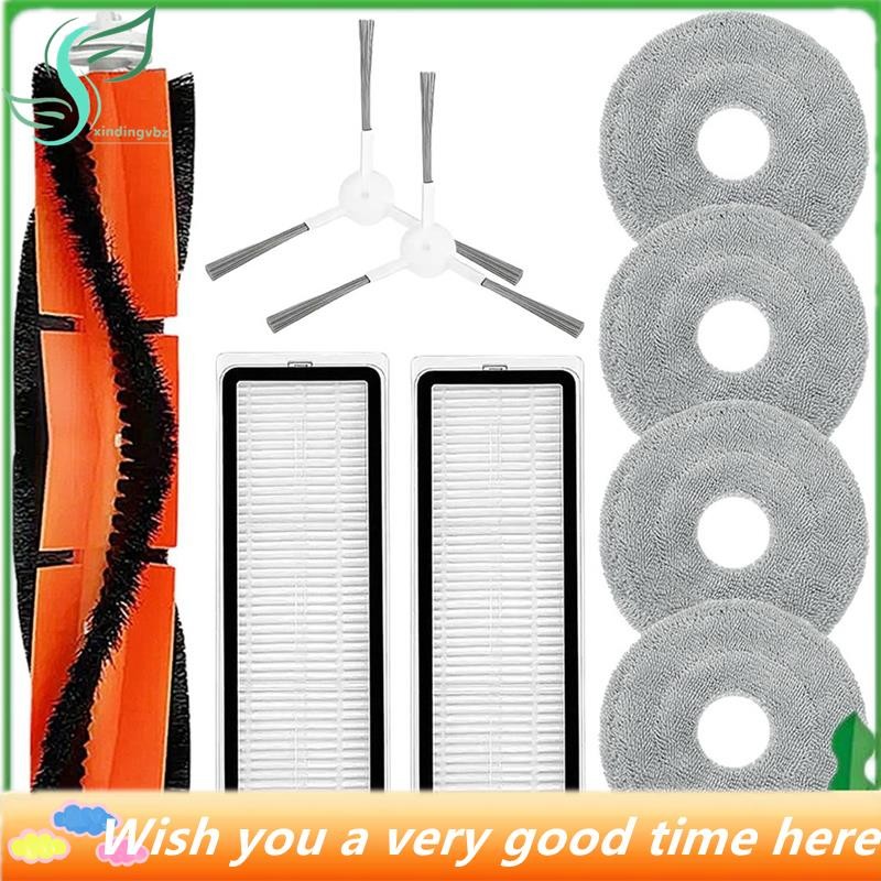 Para Xiaomi S20 Plus S20 + Robô Aspirador De Pó Escova Lateral Principal Filtro Hepa Mop P...