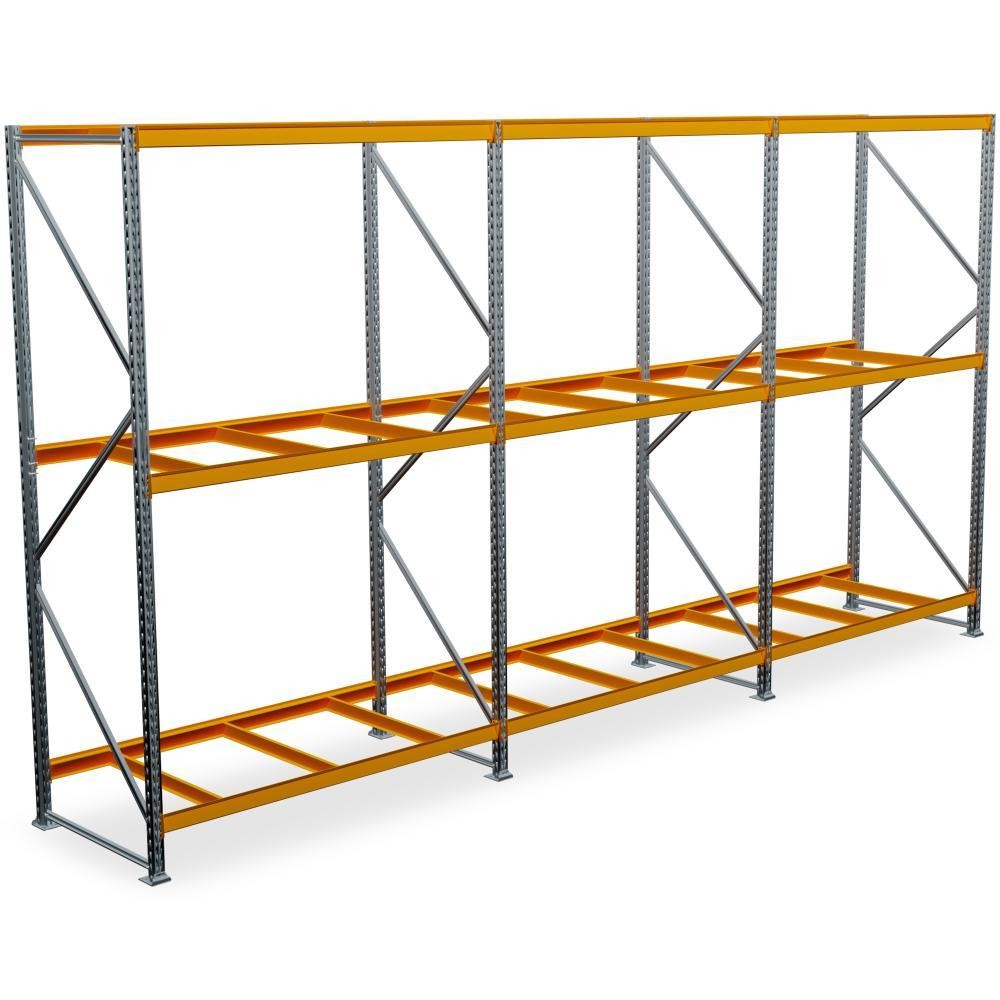 Porta Pallet 4500kg 1 Inicial 2 Continuações 200x180x80 3 Níveis Sem Bandeja MPP500 Amapá