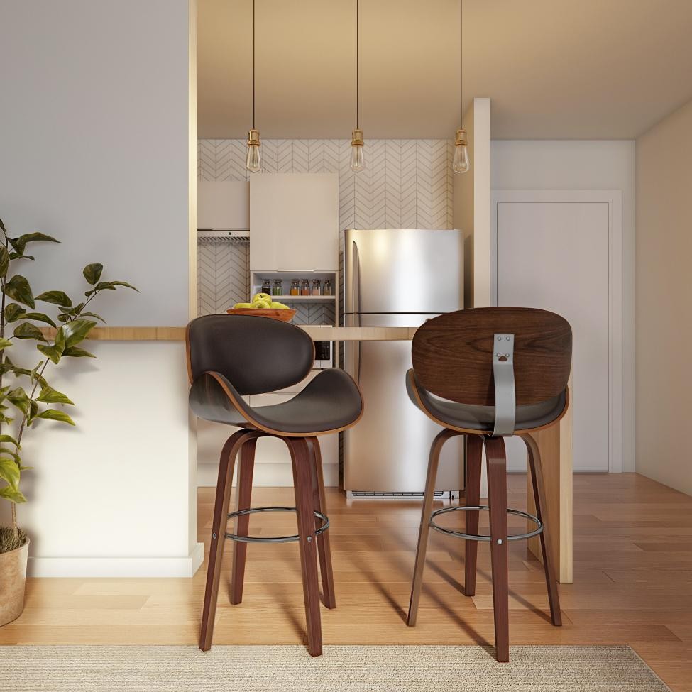 Banqueta Giratória Almereon Marrom em Oferta na Shopee