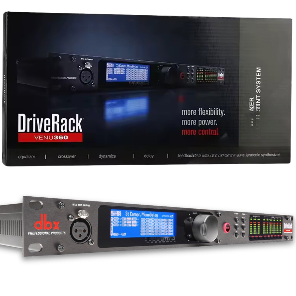 Processador De Audio Digital Dbx Driverack Venu360 Bivolt