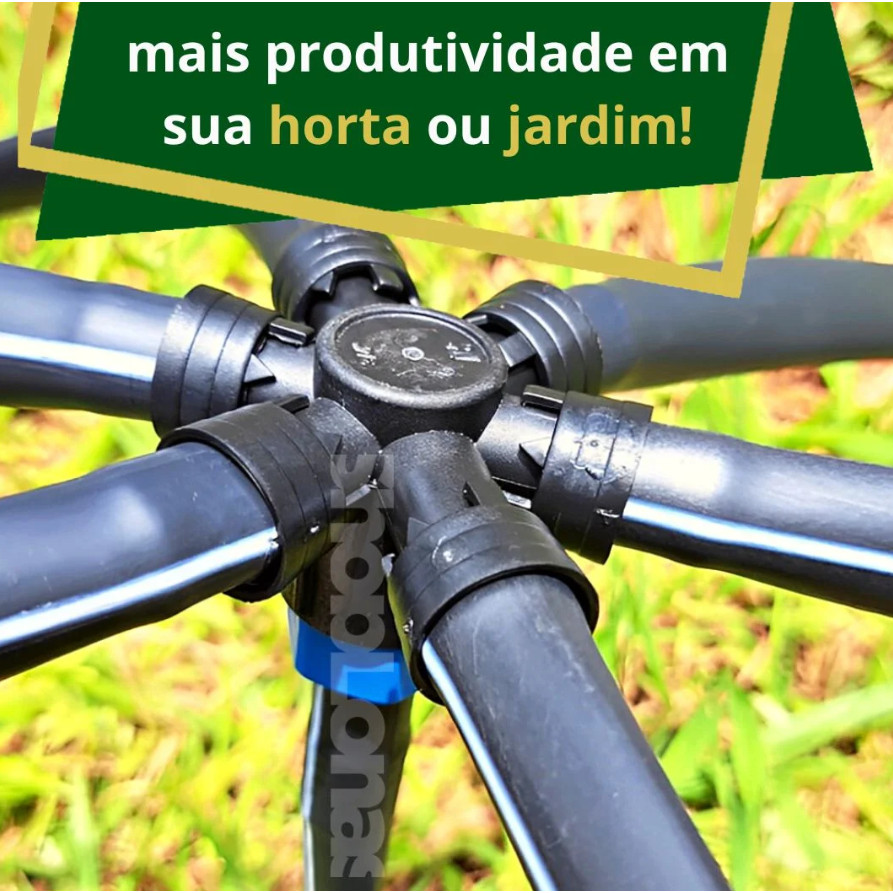DISTRIBUIDOR IRRIGAÇAO FITAS 6 SAÍDAS 16MM ANEL 6S 3/4