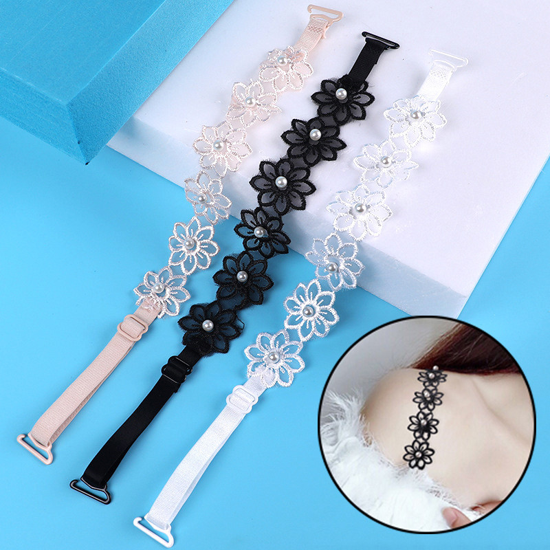 Alças Para Soutiens De Moda Acessórios Invisíveis Ajustáveis Com Renda De Ombro Sem Escorregamento