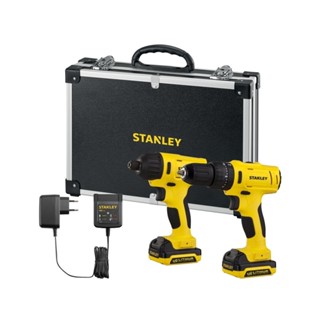 Combo Furadeira Parafusadeira de impacto + Parafusadeira de impacto 12V - SCHI121S2FK-BR - Stanley (110V/220V)