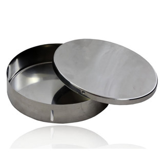 Porta gaze tubular inox 14cm x 2,5cm - odontologia podologia hospitalar