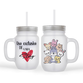 Caneca Mason Stray Kids Uso Exclusivo de Uma Stay em Oferta na Shopee