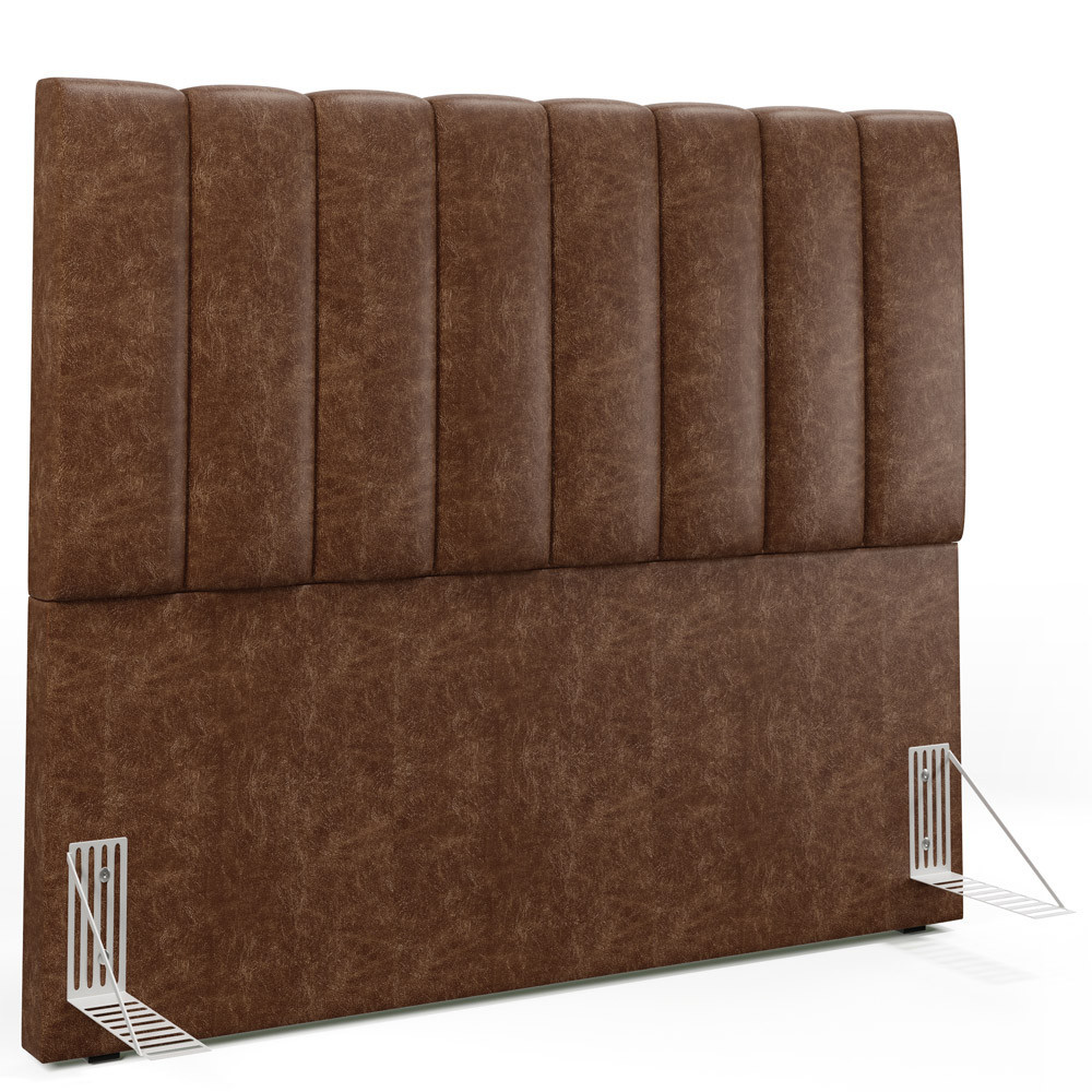 Cabeceira Cama Box Casal 140 cm Dália W01 Couríssimo Marrom - Lyam Decor - Home & Living