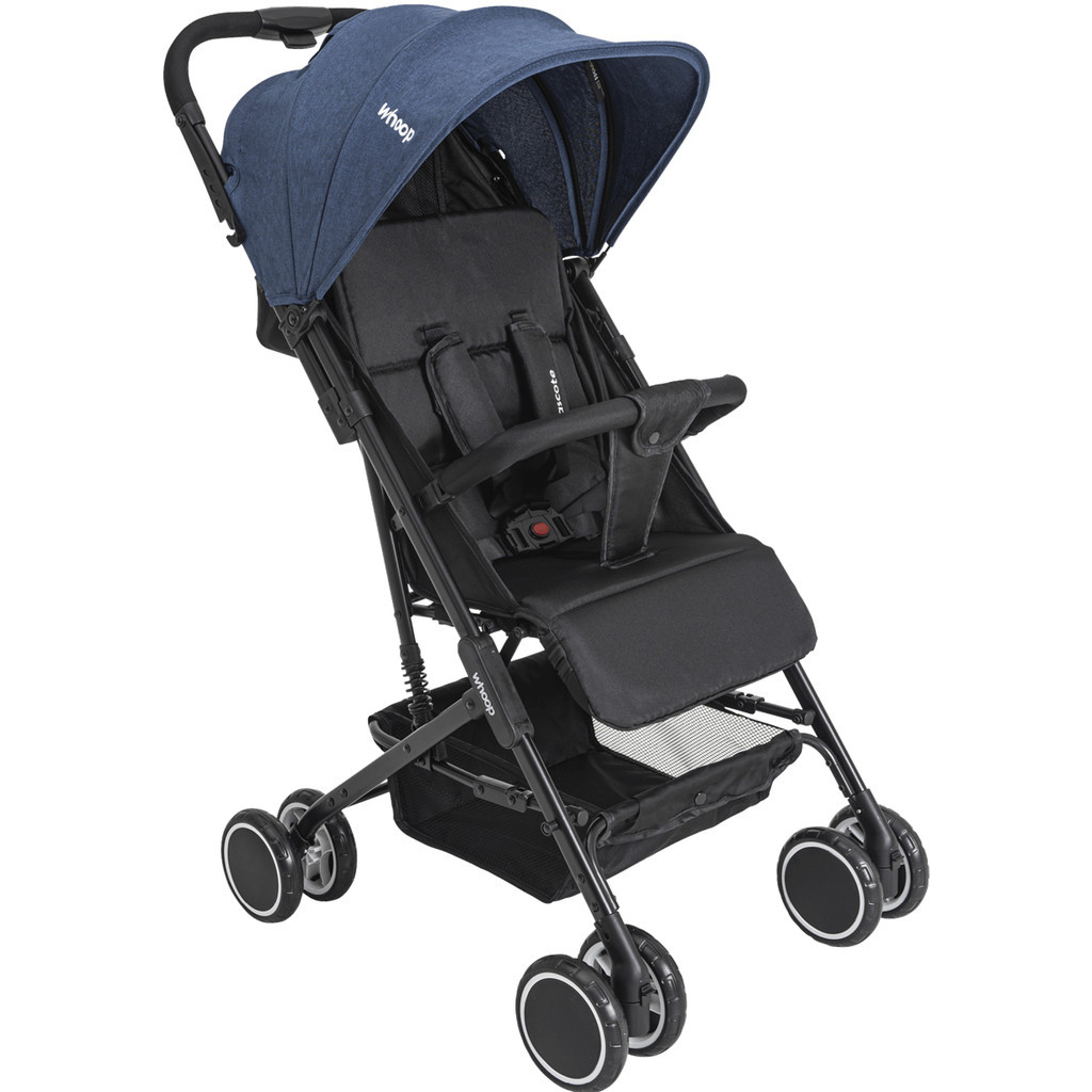 Carrinho Berço Passeio Mascote Marinho Compacto Kiddo