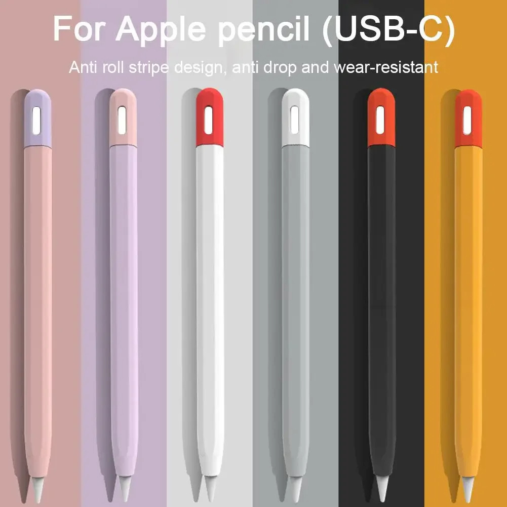 【 Stock Ready 】 Candy Capa Macia Colorida Para Lápis IPad Apple 3 Gen De Silicone Caneta De Toque Nib Protetora Da Stylus