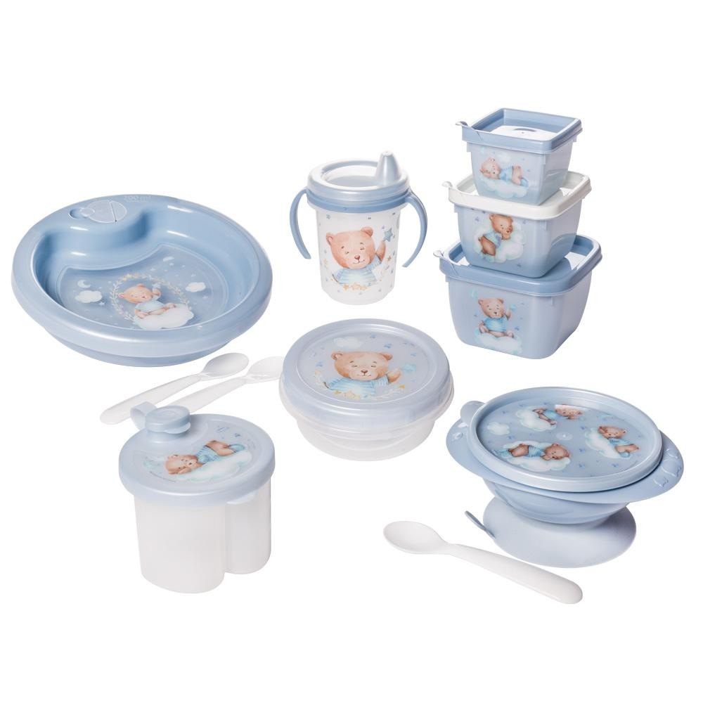 Conjunto para Introdução Alimentar Urso 6 Peças em Oferta na Shopee