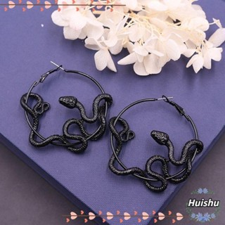 HUISHU Dangle Hoop Earrings Party Cobra Gótica De Jóias
