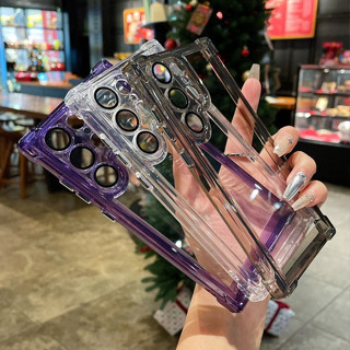 Caixa À Prova De Choque Para Samsung Galaxy S24 Ultra S23 FE S22 S24 Plus S23CUltra Com Proteção Da Câmera Dura Transparente em Oferta na Shopee