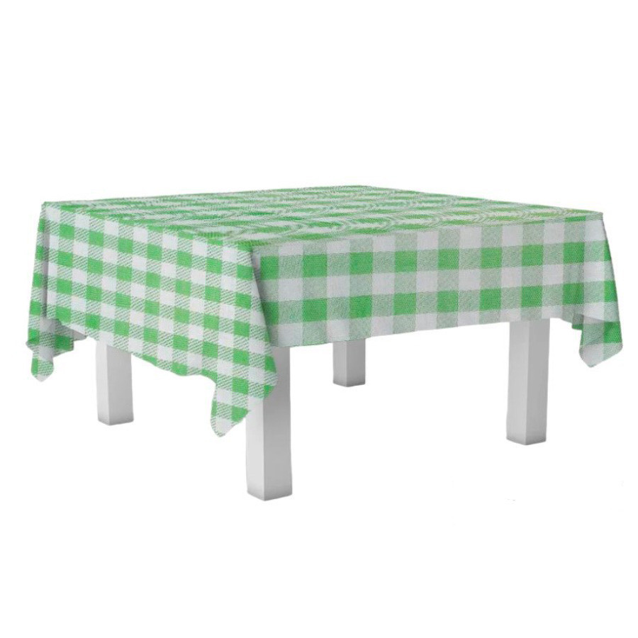 Toalha de Mesa em TNT - 70x70cm - Xadrez Verde - 5 unidades - Best Fest - Rizzo - Home & Living